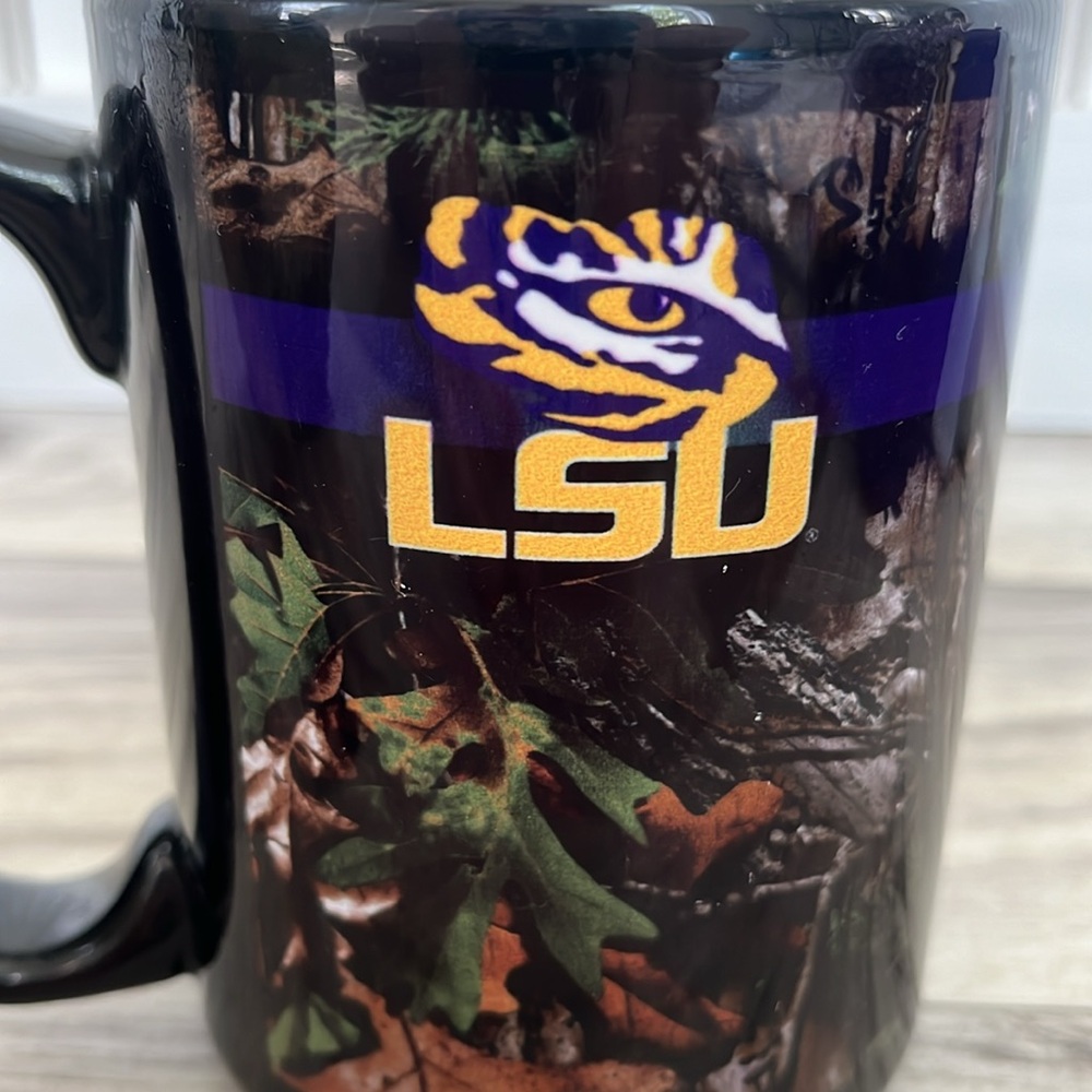 🌻3/$15 LSU Realtree Print Eye of the Tiger Mug - Picture 5 of 9
